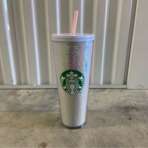 Starbucks 2020 Holiday Iridescent Sequin Tumbler- 24 oz